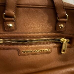Juicy Couture Tan Handbag with Gold Zipper